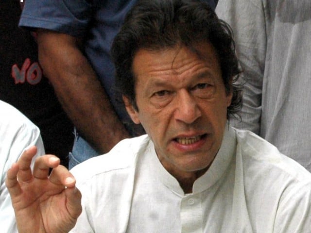 imran khan says opponents are only crying foul as they can see themselves losing in july 25 polls photo file