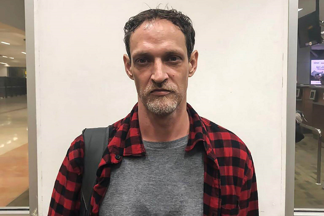 police arrested michael blanc on the day after christmas in 1999 at bali airport with 3 8kg of hashish hidden inside scuba diving canisters photo afp