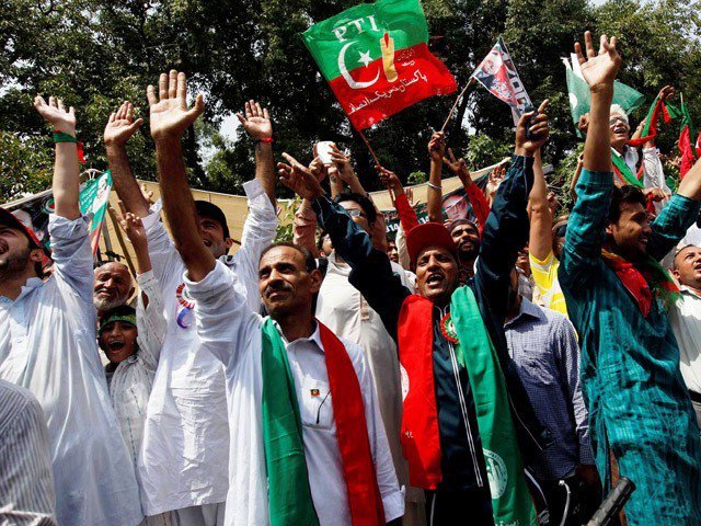 pti supporters photo afp