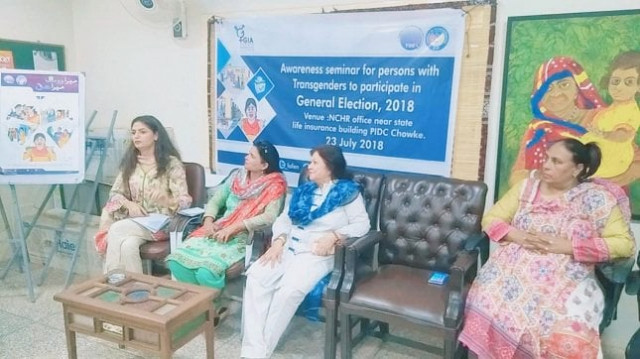 shehzadi rai naheed saeed aurat foundation and anis haroon nchr host an awareness seminar for transgender persons to participate in general election 2018 anti clockwise photo courtesy manahil jack shehzadi rai naheed saeed aurat foundation and anis haroon nchr host an awareness seminar for transgender persons to participate in general election 2018 anti clockwise photo courtesy manahil jack