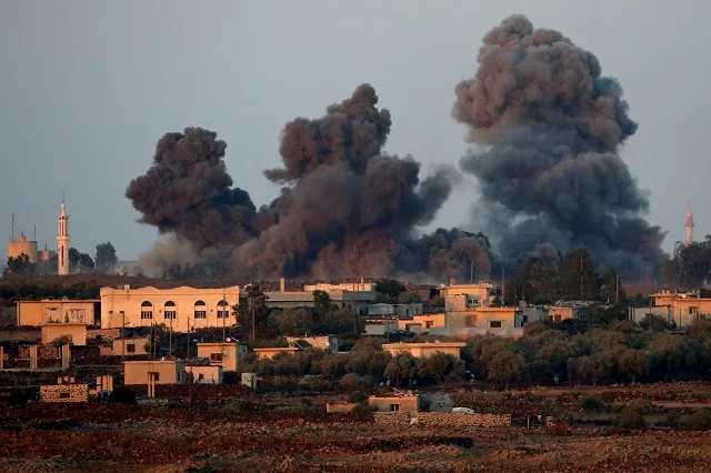 smoke can be seen following an explosion at the syrian side of the israeli syrian border as it is seen from the israeli occupied golan heights israel july 23 2018 photo reuters smoke can be seen following an explosion at the syrian side of the israeli syrian border as it is seen from the israeli occupied golan heights israel july 23 2018 photo reuters