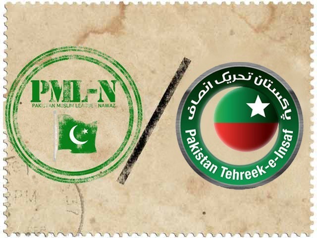 pml n to face pti in its stronghold constituency photo stock image