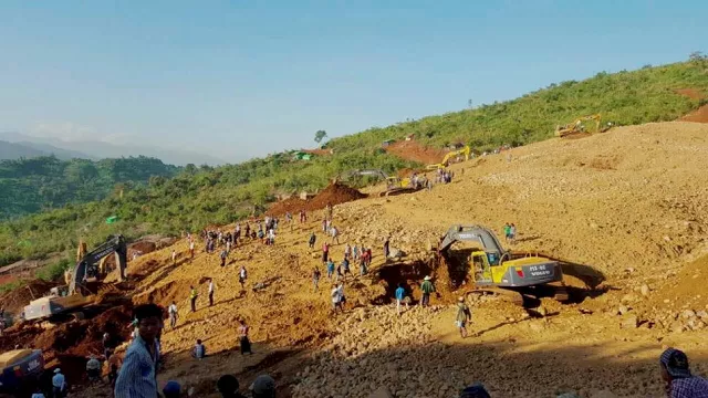 at least 27 feared dead in myanmar jade mine landslide photo reuters at least 27 feared dead in myanmar jade mine landslide photo reuters