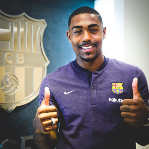 barcelona hijack roma s malcom deal