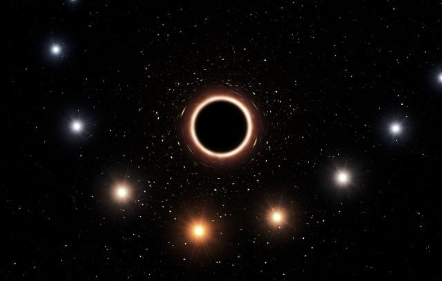 a handout photo released on july 26 2018 by the european southern observatory shows an artist impression of the path of the star s2 as it passes very close to the supermassive black hole at the centre of the milky way photo afp a handout photo released on july 26 2018 by the european southern observatory shows an artist impression of the path of the star s2 as it passes very close to the supermassive black hole at the centre of the milky way photo afp