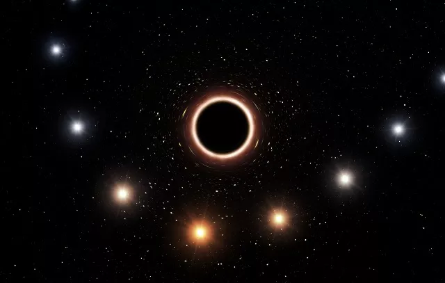 a handout photo released on july 26 2018 by the european southern observatory shows an artist impression of the path of the star s2 as it passes very close to the supermassive black hole at the centre of the milky way photo afp a handout photo released on july 26 2018 by the european southern observatory shows an artist impression of the path of the star s2 as it passes very close to the supermassive black hole at the centre of the milky way photo afp