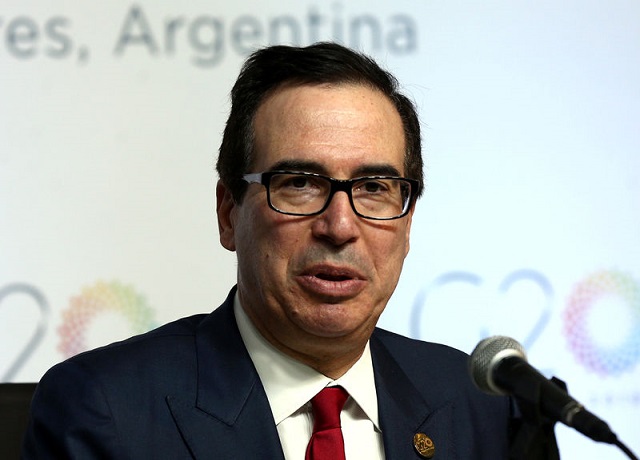 us treasury secretary steven mnuchin photo reuters