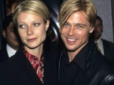 these pictures of brad pitt twinning with his girlfriends are gold
