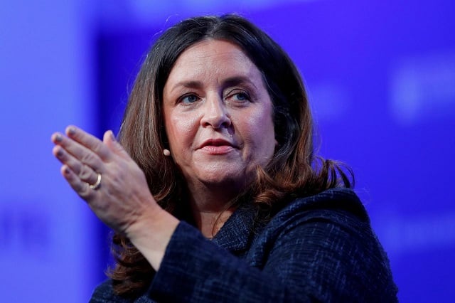 susanne daniels global head original content youtube speaks at the milken institute 21st global conference in beverly hills california us may 1 2018 photo reuters