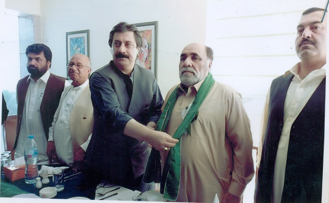 dr anwar jan kakar along with his followers had joined balochistan awami party the other day photo express