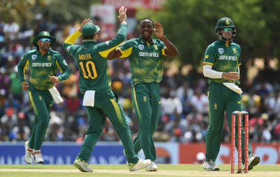 rabada shamsi set up south africa s big win in first odi