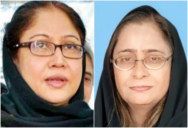 faryal talpur left and azra pechuho right are the only women who have won sindh assembly seats in the general elections photos file faryal talpur left and azra pechuho right are the only women who have won sindh assembly seats in the general elections photos file