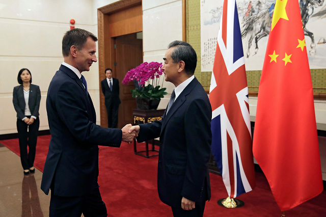 foreign secretary jeremy hunt on his first official visit to china quickly acknowledged the quot terrible quot error photo afp foreign secretary jeremy hunt on his first official visit to china quickly acknowledged the quot terrible quot error photo afp