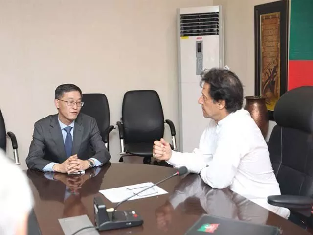 jing said that by conducting the election the continuity of democracy has been ensured in pakistan photo courtesy pti official jing said that by conducting the election the continuity of democracy has been ensured in pakistan photo courtesy pti official