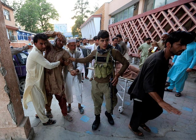 suicide bomber in the province of nangarhar has killed atleast four people suicide attack in jalalabad afghanistan july 30 2018 photo reuters