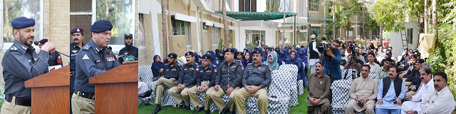 provincial police officers listening to the speech of balochistan inspector general of police mohsin hassan butt not seen during a certificate distribution ceremony at the ig office in quetta photo express provincial police officers listening to the speech of balochistan inspector general of police mohsin hassan butt not seen during a certificate distribution ceremony at the ig office in quetta photo express
