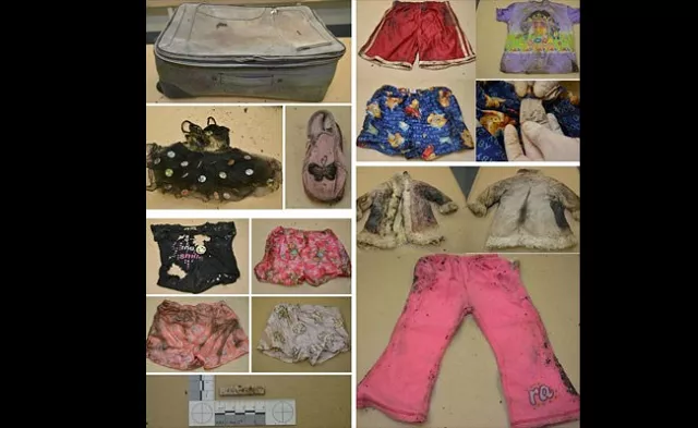 the child 039 s remains and belongings were found from a suitcase as depicted here in a collage of photographs by australian police photo afp the child 039 s remains and belongings were found from a suitcase as depicted here in a collage of photographs by australian police photo afp