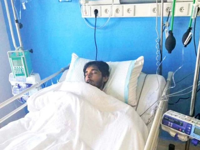 hepatitis c patient mohammad imran in need of a liver transplant lies in hospital waiting for approval of funds from pm s secretariat photo express hepatitis c patient mohammad imran in need of a liver transplant lies in hospital waiting for approval of funds from pm s secretariat photo express