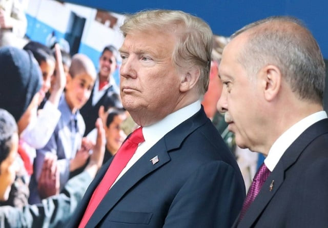 us president donald trump and turkish counterpart recep tayyip erdogan met during a nato summit in july photo afp us president donald trump and turkish counterpart recep tayyip erdogan met during a nato summit in july photo afp