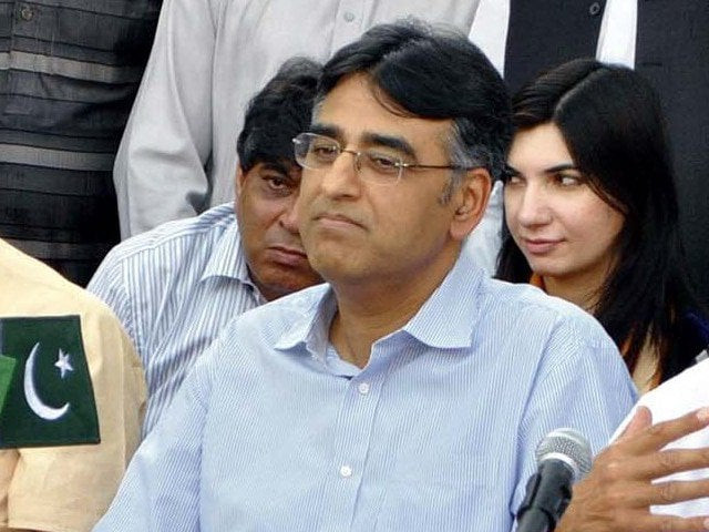 pti leader asad umar photo express