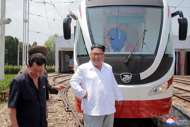 north korean leader kim jong un visits the pyongyang trolley bus factory and the bus repair factory in pyongyang north korea in this photo released august 4 2018 by north korea 039 s korean central news agency photo reuters north korean leader kim jong un visits the pyongyang trolley bus factory and the bus repair factory in pyongyang north korea in this photo released august 4 2018 by north korea 039 s korean central news agency photo reuters