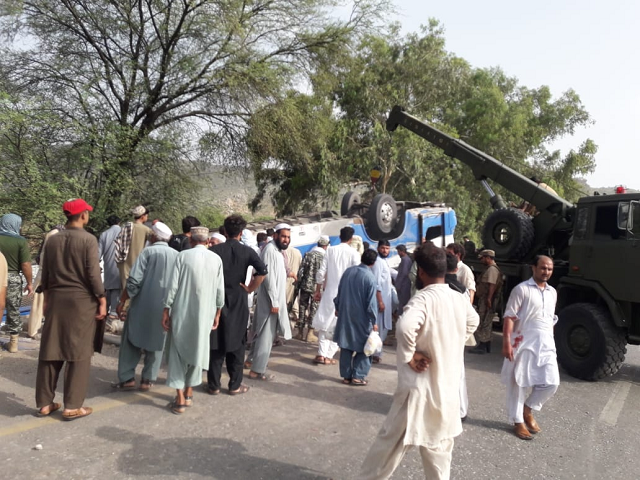 the passenger which set out from buner was en route to karachi authorities say photo express the passenger which set out from buner was en route to karachi authorities say photo express