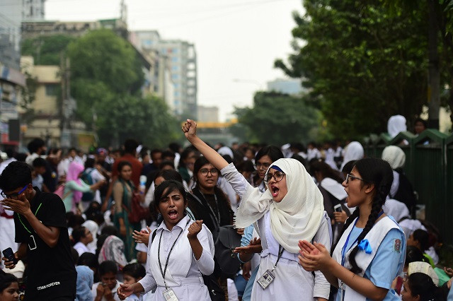 witnesses said police fired rubber bullets and tear gas at demonstrators injurring 113 students photo afp witnesses said police fired rubber bullets and tear gas at demonstrators injurring 113 students photo afp