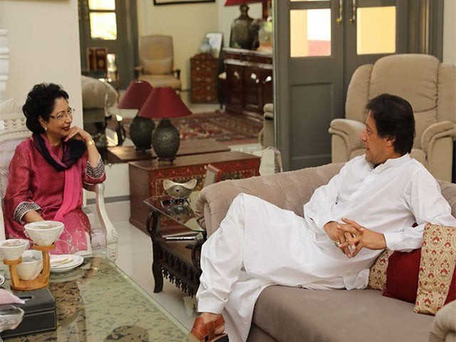imran khan meets islamabad 039 s permanent representative to the united nations maleeha lodhi at bani gala on sunday photo twitter pti imran khan meets islamabad 039 s permanent representative to the united nations maleeha lodhi at bani gala on sunday photo twitter pti