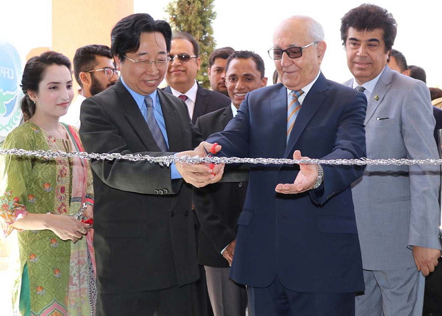 balochistan governor muhammad khan achakzai inaugurates the centre of excellence of the china pakistan economic corridor photo express