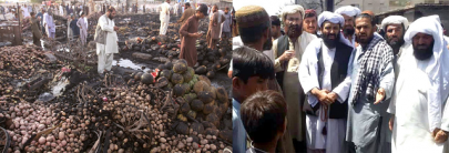fire engulfs quetta vegetable market