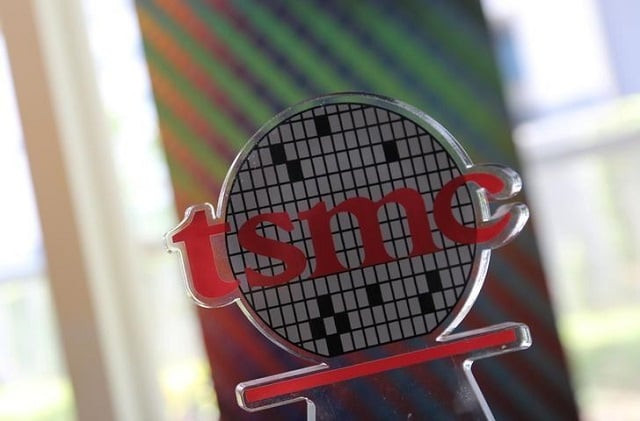 a logo of taiwan semiconductor manufacturing tsmc is seen at its headquarters in hsinchu taiwan october 5 2017 photo reuters a logo of taiwan semiconductor manufacturing tsmc is seen at its headquarters in hsinchu taiwan october 5 2017 photo reuters
