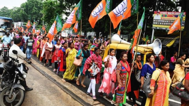 bjp activists have been out in support of the ncr photo afp bjp activists have been out in support of the ncr photo afp