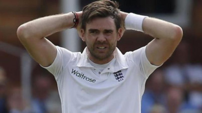 england s anderson escapes injury after being struck by golf ball england s anderson escapes injury after being struck by golf ball