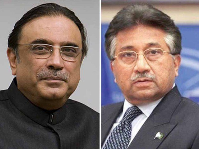asif ali zardari and general pervez musharraf to submit property details along with an affidavit photo file