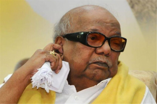 m karunanidhi five time chief minister of india 039 s southern tamil nadu state photo courtesy the financial express m karunanidhi five time chief minister of india 039 s southern tamil nadu state photo courtesy the financial express
