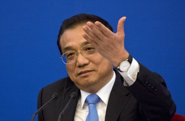 chinese premier li keqiang speaks at the china eu business roundtable held at the great hall of the people in beijing china monday july 16 2018 photo reuters chinese premier li keqiang speaks at the china eu business roundtable held at the great hall of the people in beijing china monday july 16 2018 photo reuters
