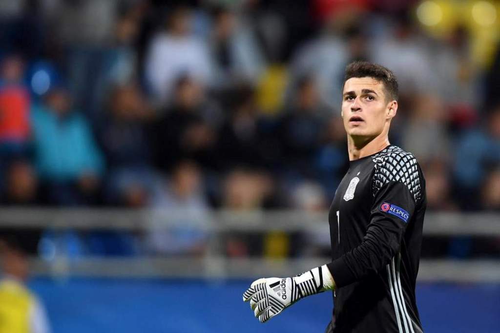 paying for potential 23 year old kepa penned a seven year contract with chelsea making him the most expensive goalkeeper in history photo afp