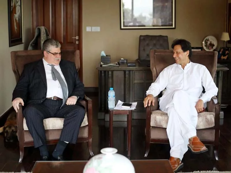 the russian ambassador said that the moscow stands with pakistan in the fight against terrorism and its efforts to maintain peace in afghanistan photo courtesy pti media cell the russian ambassador said that the moscow stands with pakistan in the fight against terrorism and its efforts to maintain peace in afghanistan photo courtesy pti media cell
