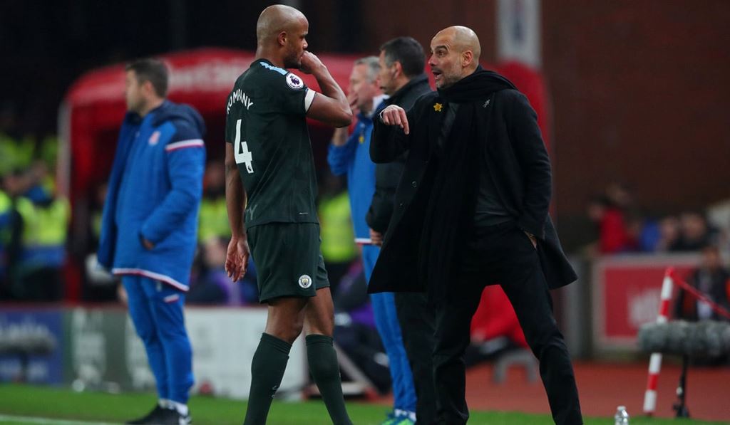 record breakers guardiola has said he wants his players to improve on last season and perform even better photo afp