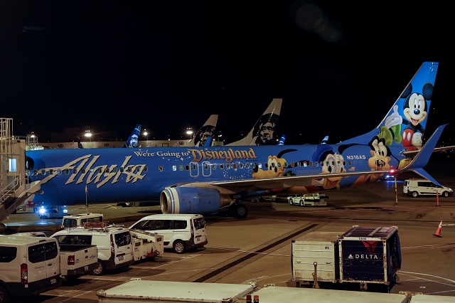 air alaska planes sit on the tarmac at the terminal following an incident where an airline employee took off in an airplane at seattle tacoma international airport in seattle washington us august 10 2018 photo reuters
