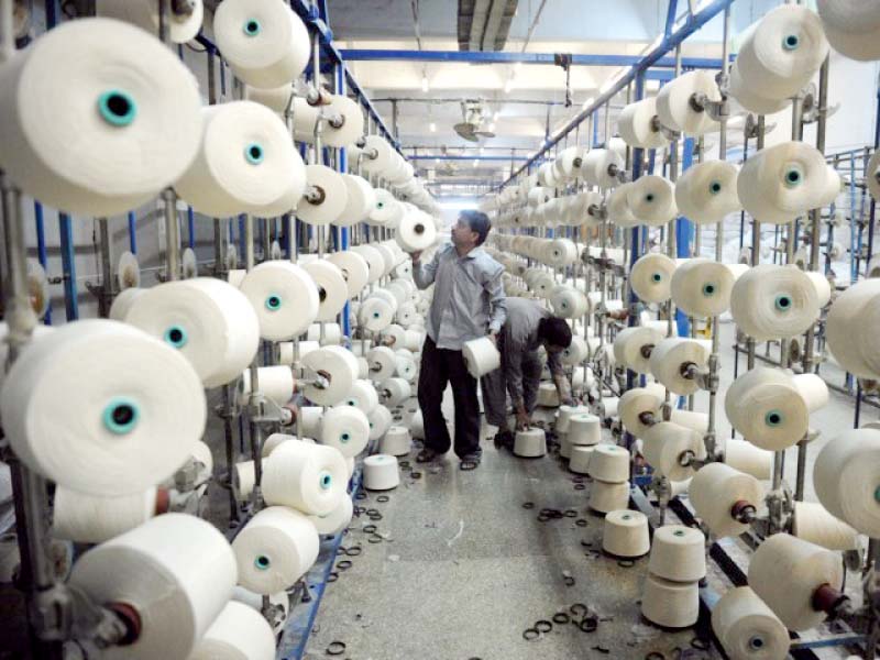 pakistan imports around 600 million worth of textile machinery a year photo file