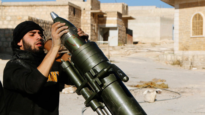 a syrian militant is depicted here photo reuters