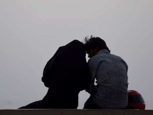 officers say residents complained about the obscenity both released on bail photo afp file
