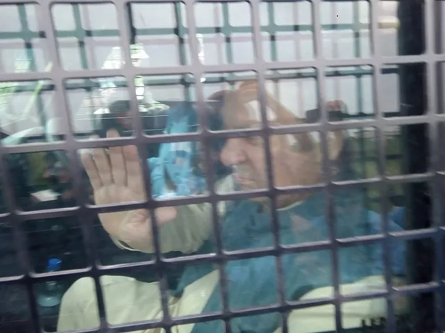 sharif arrived at the court in an armored car photo express sharif arrived at the court in an armored car photo express