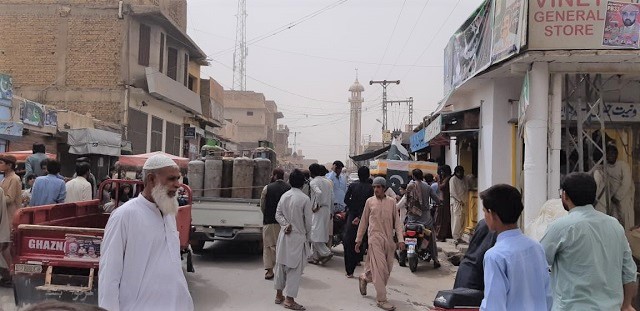 masjid road area in nushki where the attack occurred photo express