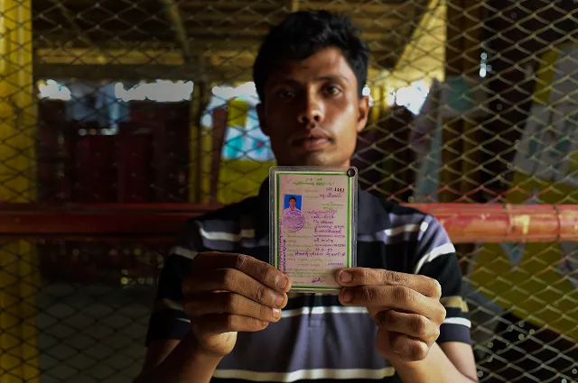mohammad khares with his school id card in jamtoli refugee camp in ukhia in the bangladesh border area near myanmar photo afp mohammad khares with his school id card in jamtoli refugee camp in ukhia in the bangladesh border area near myanmar photo afp