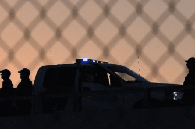 us border patrol officers keep watch along the border fence separating the us and mexico in el paso texas february 17 2016 photo afp