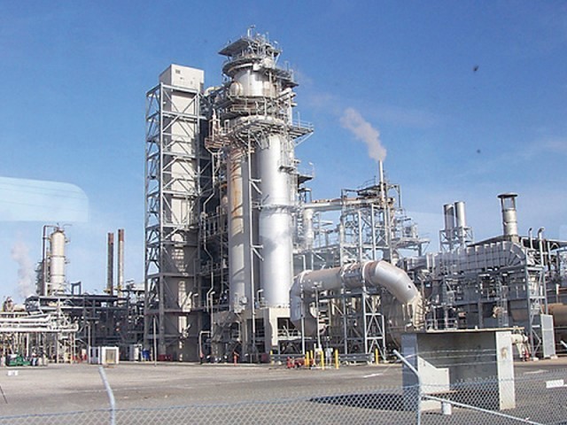 in the last fiscal year the refinery registered a profit of rs7 41 billion and earnings per share dropped to rs16 28 from rs86 93 last year photo file