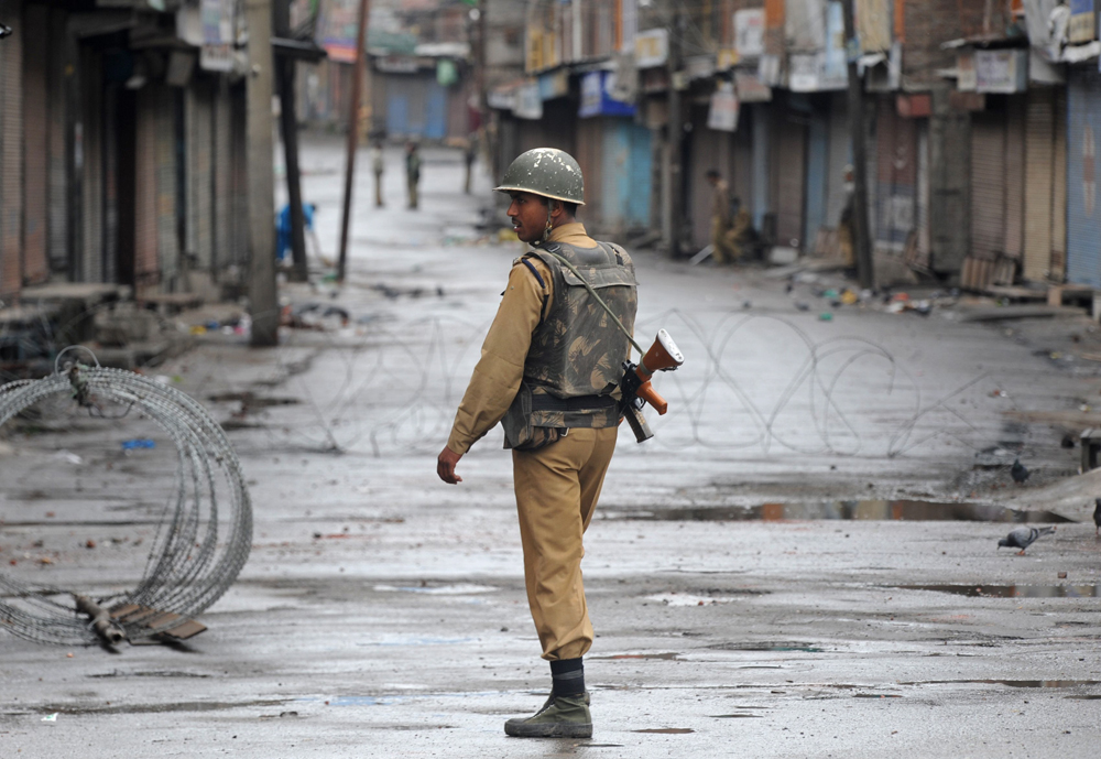 every year kashmiris observe the indian republic day as black day photo afp file