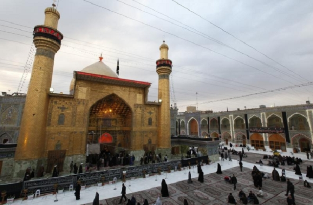 a shrine in najaf photo reuters